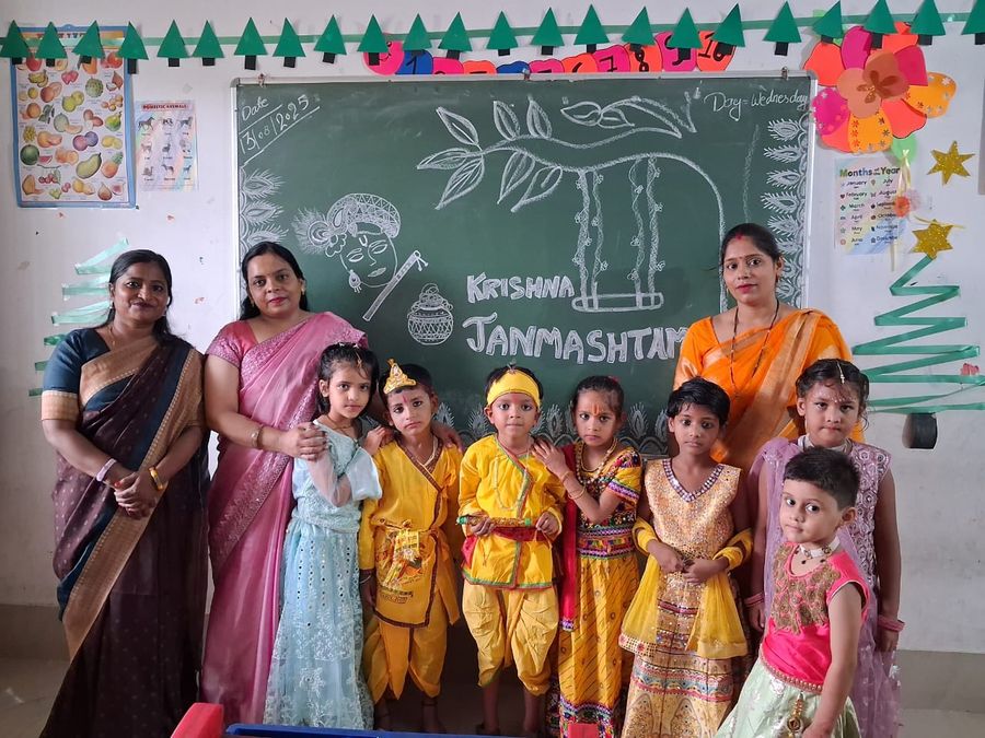 Janmashtami with our teachers