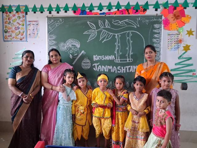Janmashtami with our teachers