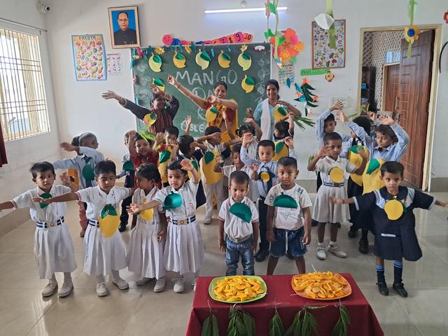 Mango Day in the pre-primary class