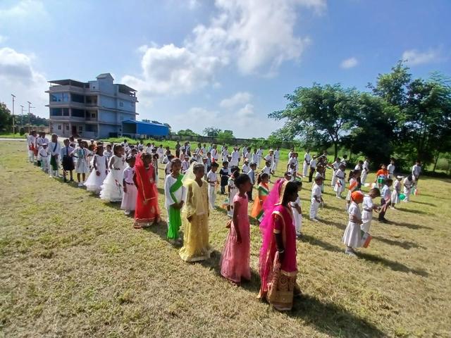 Celebrations on the playground